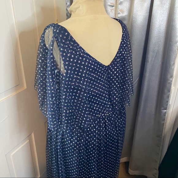 ✨candalite glitter dot mesh gown✨ - Picture 3 of 4